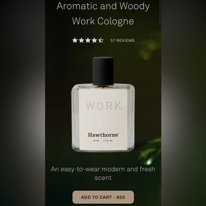 Hawthorne “Work” men’s cologne